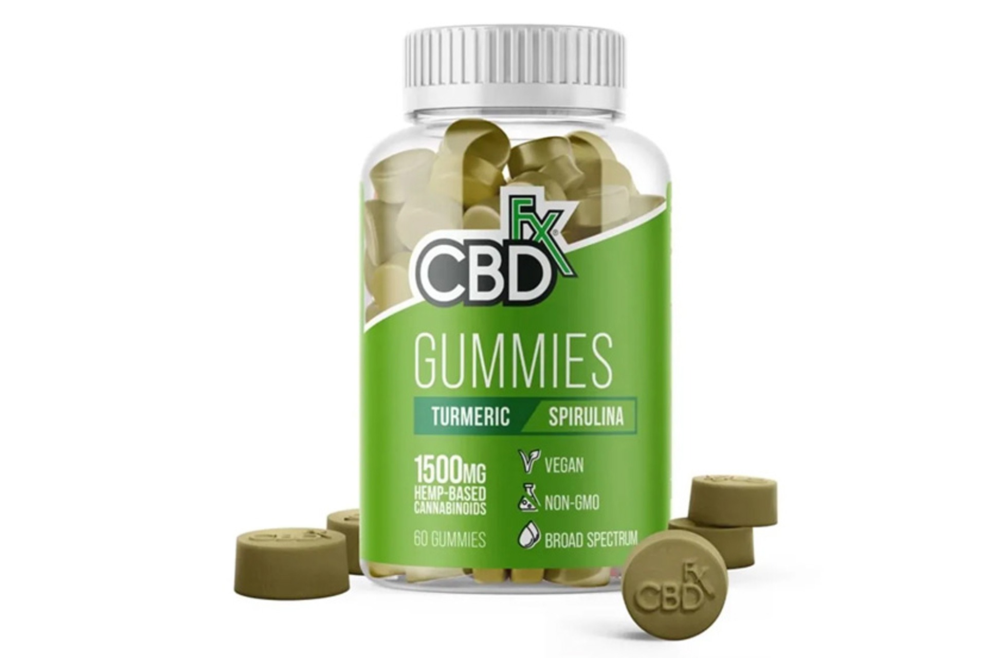 CBDfx Gummies With Turmeric And Spirulina